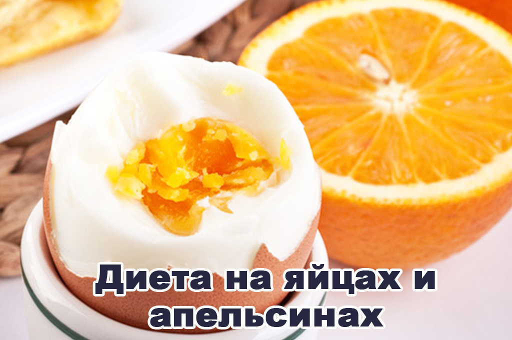 Régime à base d&#39;œufs et d&#39;oranges