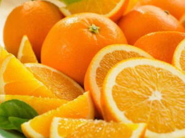 Régime alimentaire sur les oranges